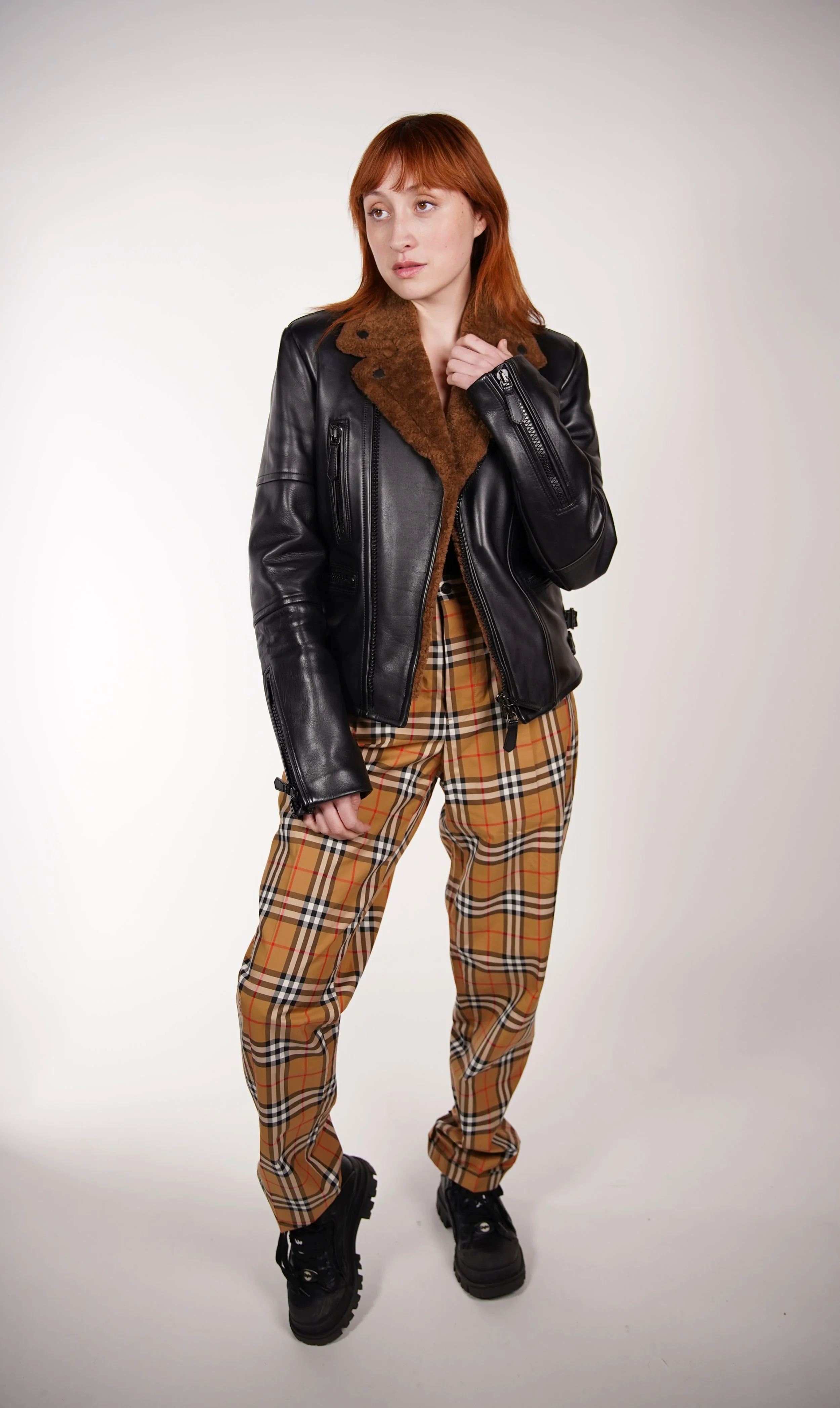 Burberry Monogram Stripe Bomber Jacket — Check It Vintage